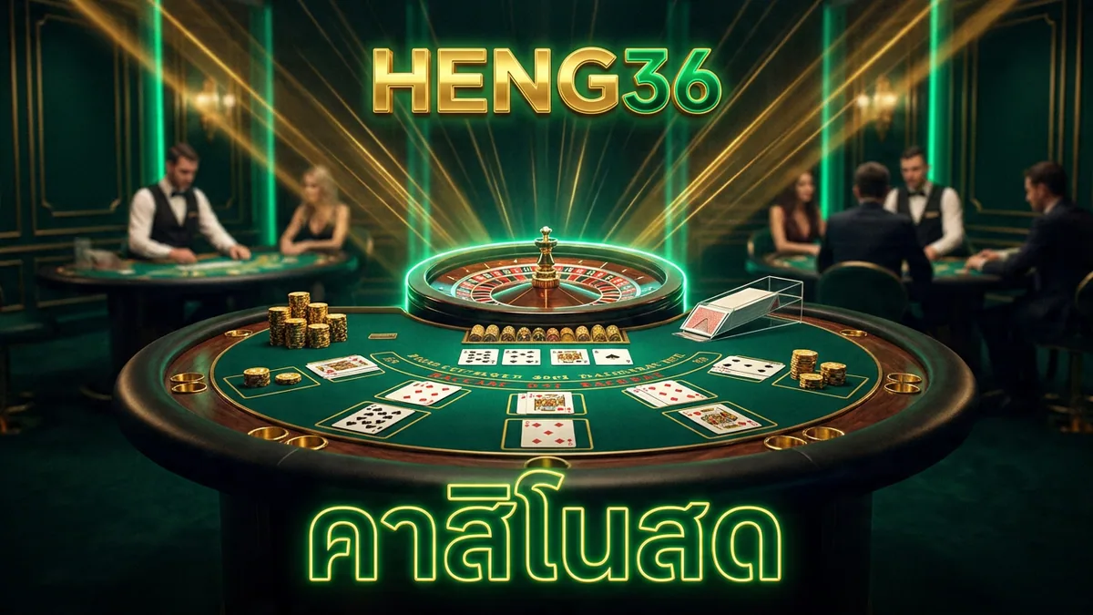 คาสิโนสด HENG36 บาคาร่าออนไลน์ เล่นอย่างไรให้ได้เปรียบ HENG36