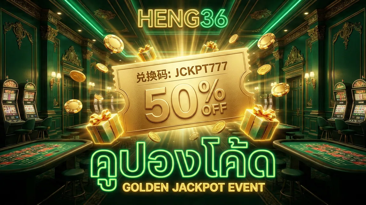 โค้ดคูปอง HENG36 ล่าสุด รับโบนัสฟรีและวิธีใช้ให้คุ้ม HENG36